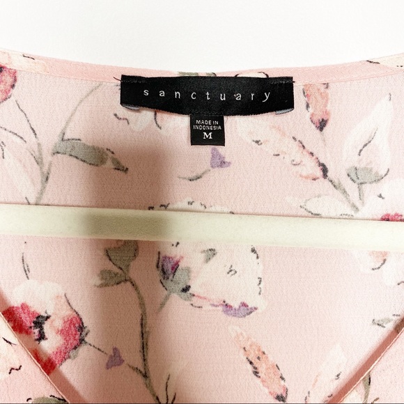 Sanctuary Garden Party Button-Down Floral Blouse M - Picture 3 of 6